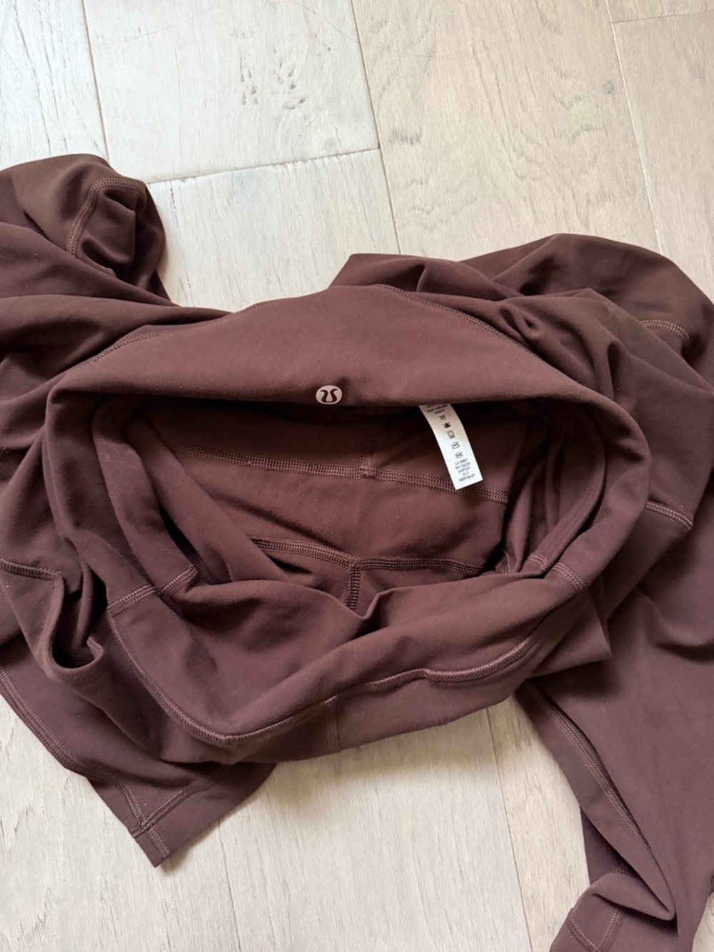 LULULEMON ALIGN HIGH RISE WIDE LEG TALL ESPRESSO - Picture 6 of 7